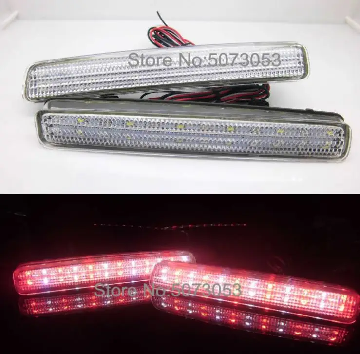 

Crystal lens LED Rear bumper reflector light tail lamp stop light brake light for Toyota Spade Esquire NOAH/VOXY 80 Prius 40