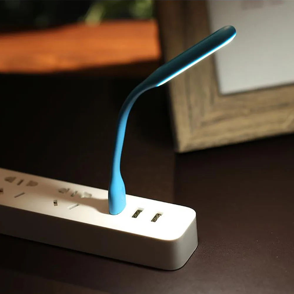 Оригинальная Светодиодная лампа Xiaomi USB с для внешнего аккумулятора портативная