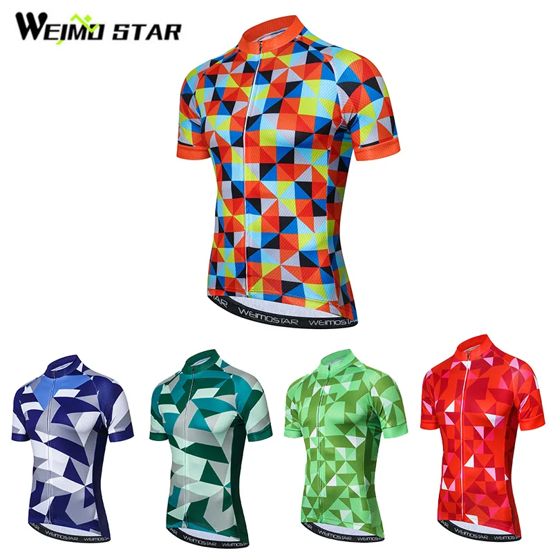 Weimostar Men Cycling Jersey Pro Team Bike Jerseys Racing Roupa