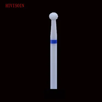 

15 pcs Ball Shape- White Zirconia Ceramic Dental Lab Burs - Cross Cut