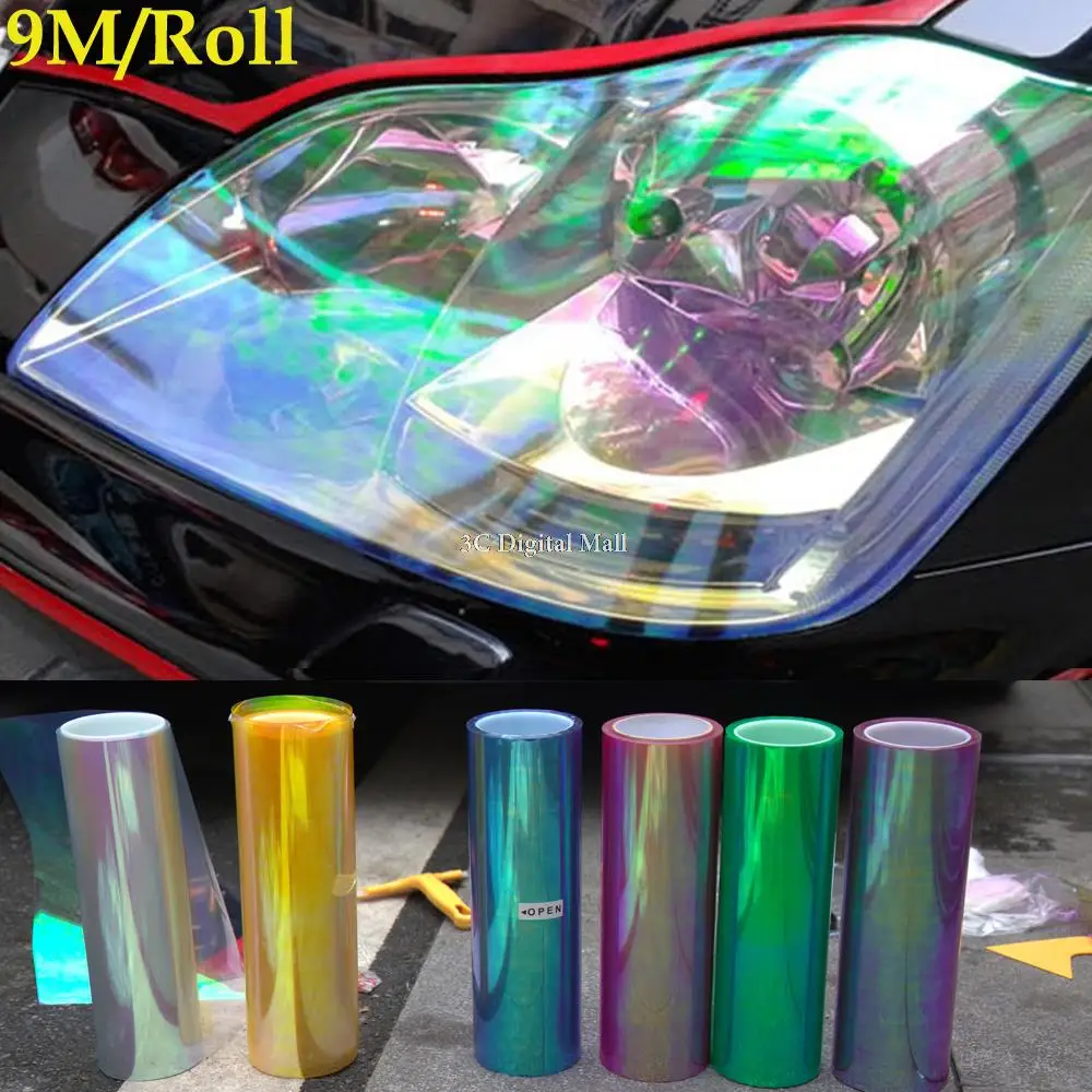 Buy 30cm*9M Shiny Chameleon Auto Car Styling