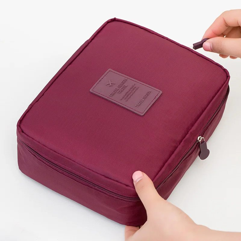 

Hot sale Women Travel Purse Organizer Cute Cosmetics bag Make up Storage bag Pouch High quality Lady Toiletry Wash bag Handbag