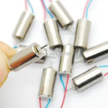 

Wholesale 50pcs 6*12mm DC Coreless Motor 3V 22000RPM high speed for helicopter