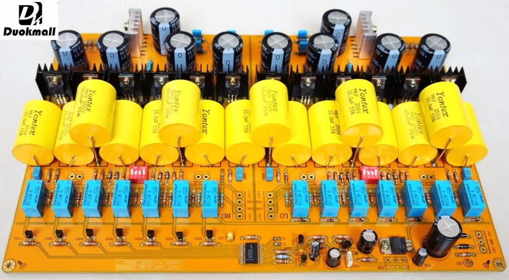 Проходной 1 7 полностью сбалансированный XLR предусилитель аудио HiFi собранная
