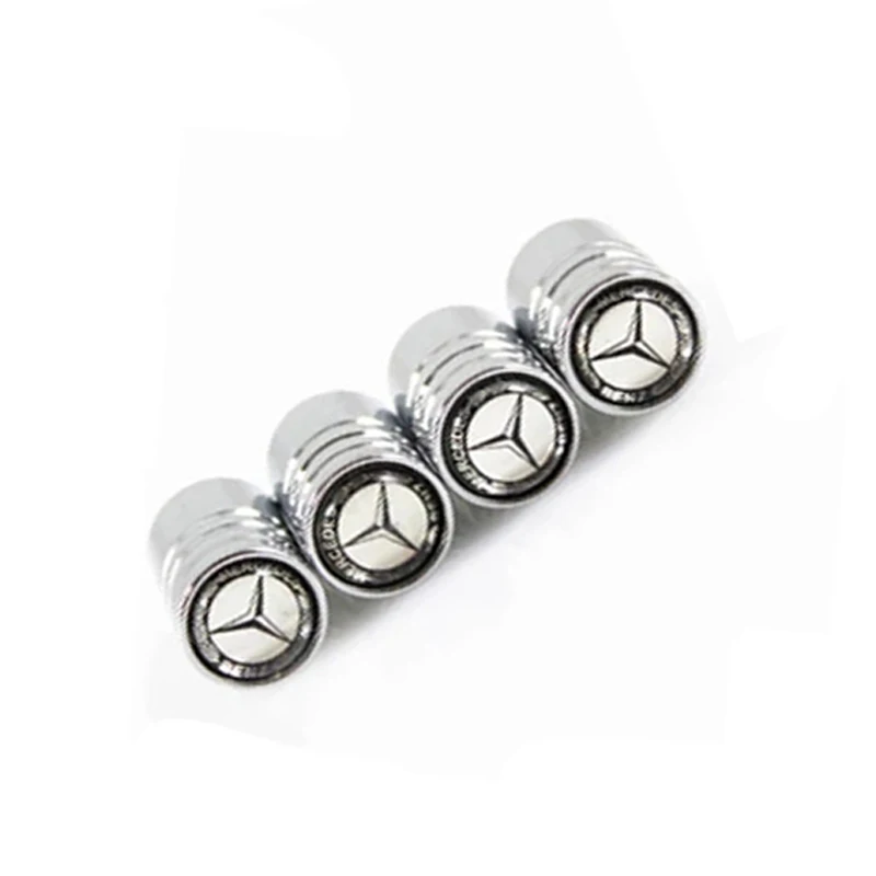 4pcs/set Car Wheel Tire Valves Tyre Air Caps Car-stying case for Mercedes AMG AppleTree A200 A180 B180 B200 W203 W210 w204 C180 |
