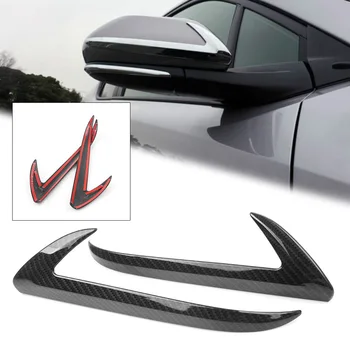 

Rear View Side Wing Mirror Base Cover Trim Strip Decoration for Toyota C-HR CHR 2016 2017 2018 ABS Plastic
