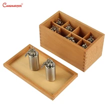 Temperature Bottles Sensory Skill Toys Montessori Daily Life Practice Boxs Beech Wood Toy Children Educational Games SE026-36 Temperature Bottles Sensory Skill Toys Montessori Daily Life Practice Boxs Beech Wood Toy Children Educational Games SE026-36