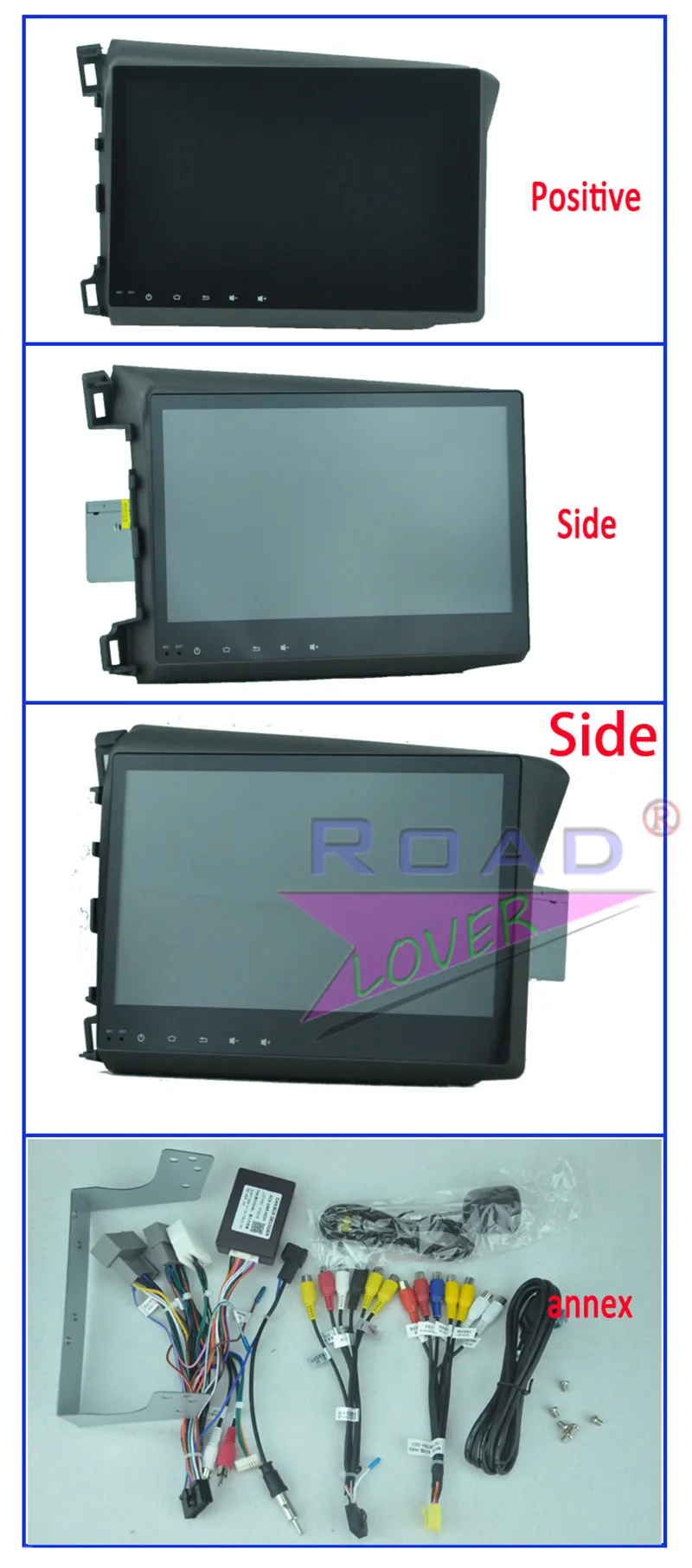 Sale Roadlover Android 8.1 Car Multimedia Radio Player For Honda Civic 2012 2013 2014 Stereo GPS Navigation Automagnitol 2 Din NO DVD 2
