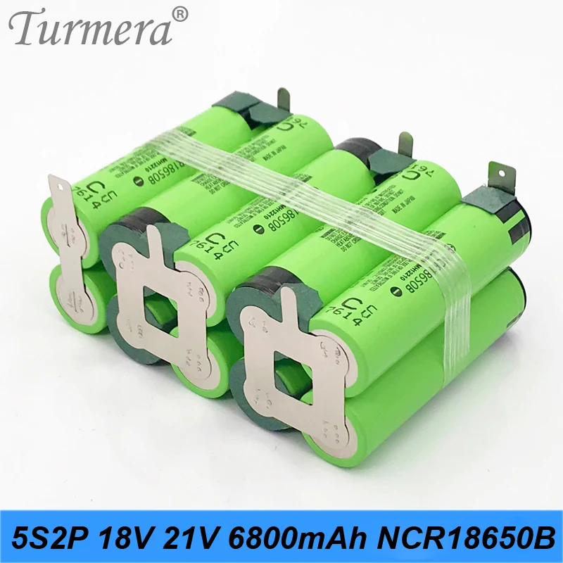 5S2P battery 18650 pack turmera for panasonic ncr18650b 3400ma 18650 hg2 battery 3000mah 18v 21v welding solder battery for screwdriver tools battery customized battery 02