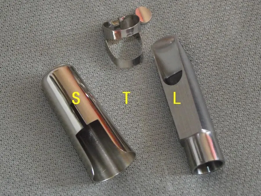 Совершенство сопрано саксофон из нержавеющей стали металлическая Лигатура мундштука и крышка