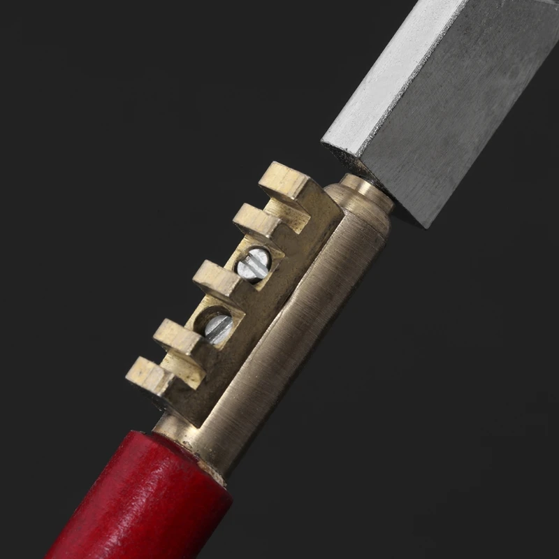 OOTDTY Профессиональный алмаз Нескользящая деревянная ручка подача масла стекло режущие инструменты