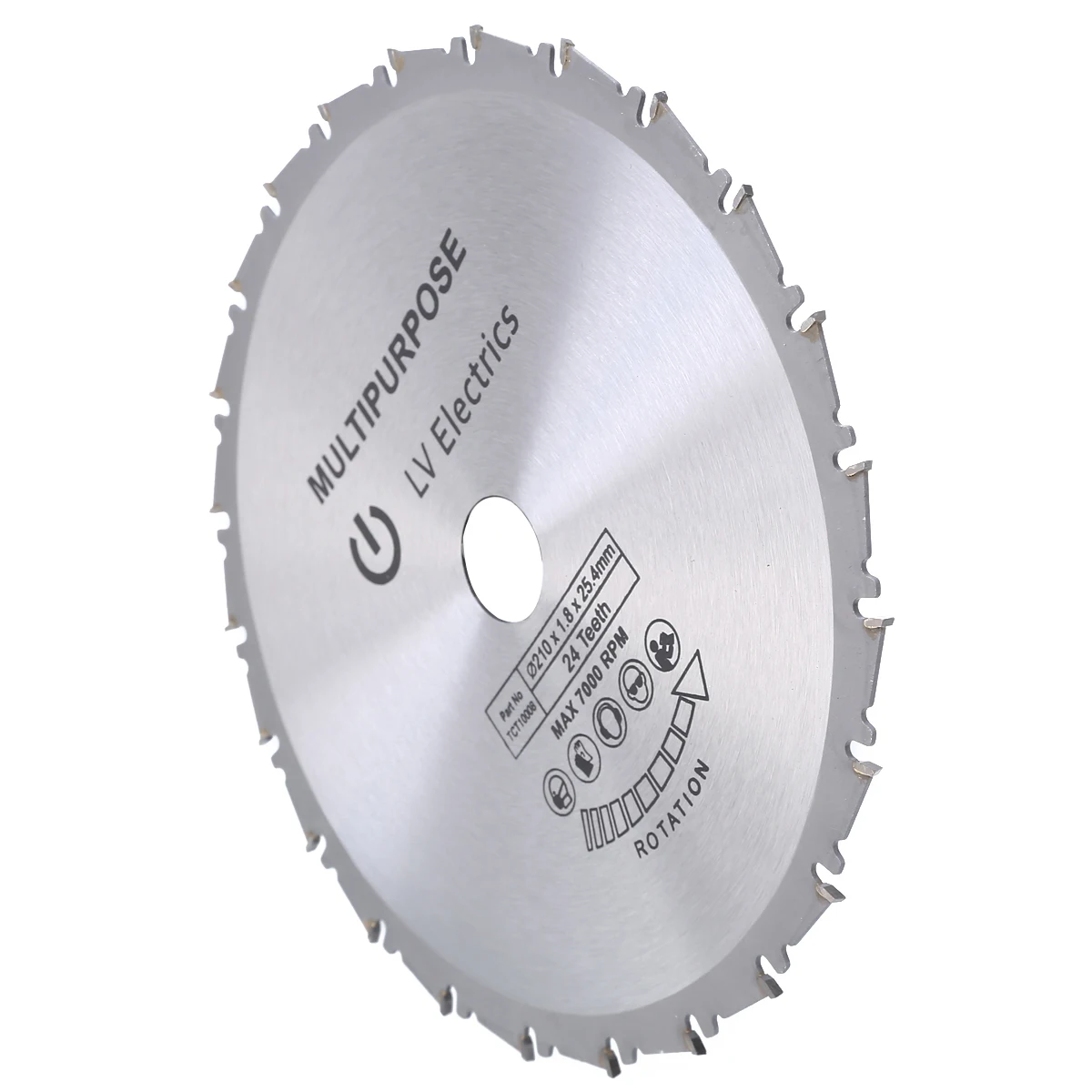 New Arrival 210mm Circular Saw Blade Disc Wood Metal Saw Blade Mayitr For Rage Rage4 RageB 25.4mm Bore Evolution 24T