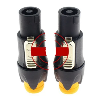 

50pcs Professional 4 Pin XLR Audio Plug NL4FC Speaker XLR Amplifier Sound Console Ohm Connector