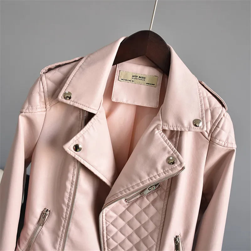 2018 Streetwear Moto Base À Court Printemps Noir Manteau 2 1 Outwear Cuir Femmes Glissière Nouveau Veste Faux De Mode En 3 Fermeture qOgIzz