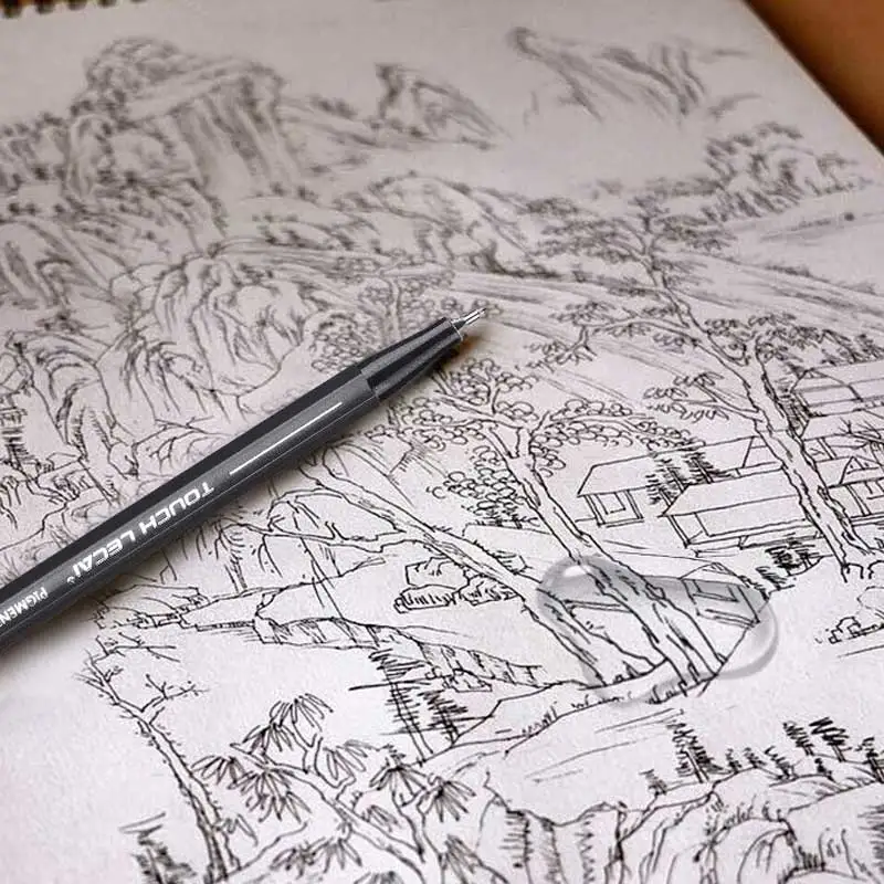 Черная чернильная ручка Pigma micron водонепроницаемый дизайн художественный маркер