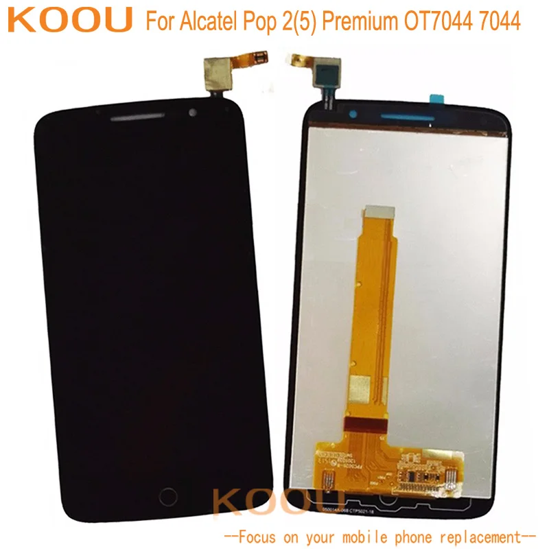 Mobile Phone LCD Display For Alcatel Pop 2(5) Premium OT7044 7044 7044Y 7044A Touch Screen Dightizer Assembly Replacement Parts Mobile Phone LCD Display For Alcatel Pop 2(5) Premium OT7044 7044 7044Y 7044A Touch Screen Dightizer Assembly Replacement Parts