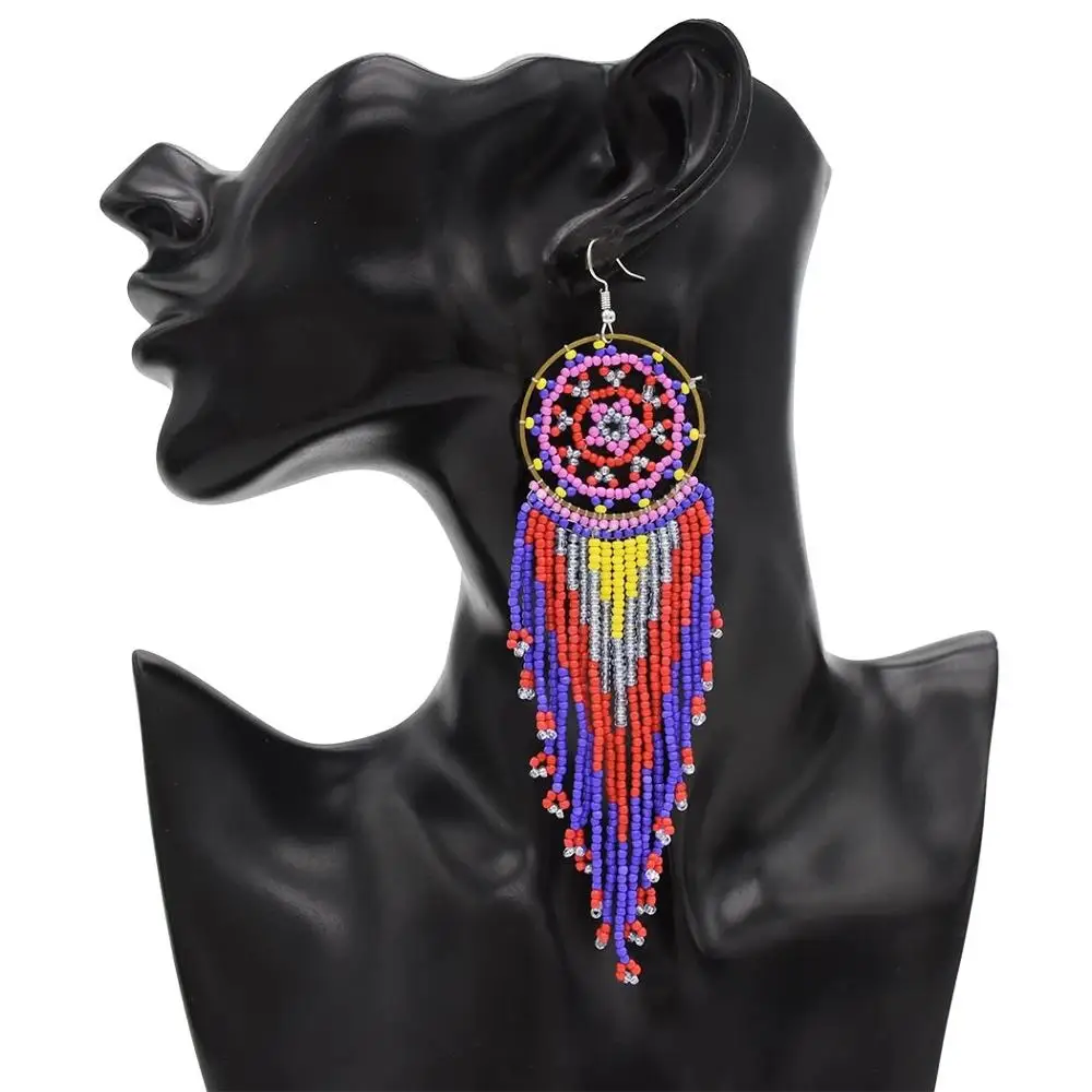 Африканский каучуковый бисер, колье, колье, ожерелья и серьги, ювелирные наборы для женщин, свадебная бижутерия, этник, племенная индия