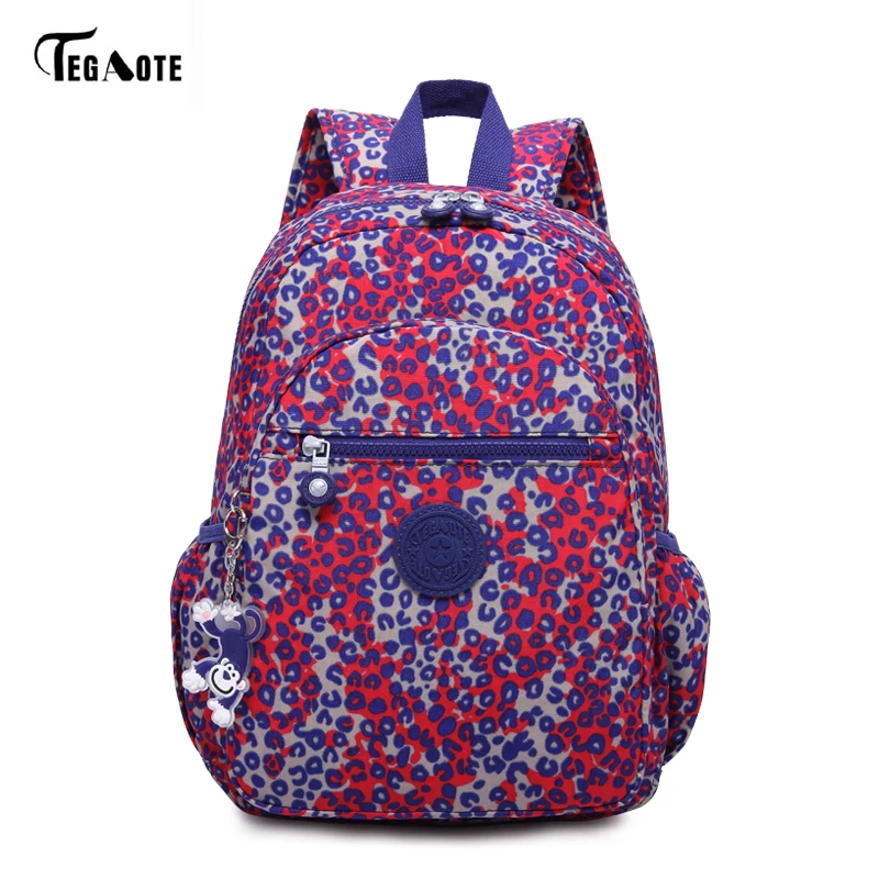 TEGAOTE, цветочный мини маленький рюкзак для девочек-подростков, женский рюкзак, повседневные нейлоновые рюкзаки Kipled, женский рюкзак, Sac A Dos сумка