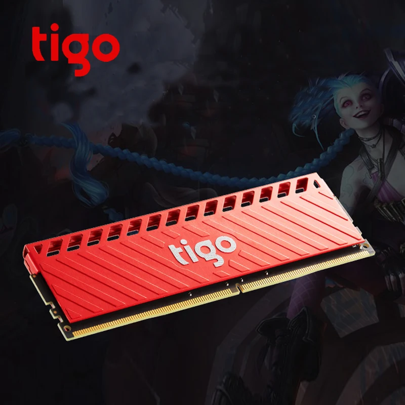 Tigo игровой Memoria Оперативная память DDR 4 8 GB охлаждения радиатора памяти DIMM DDR4 2666 МГц