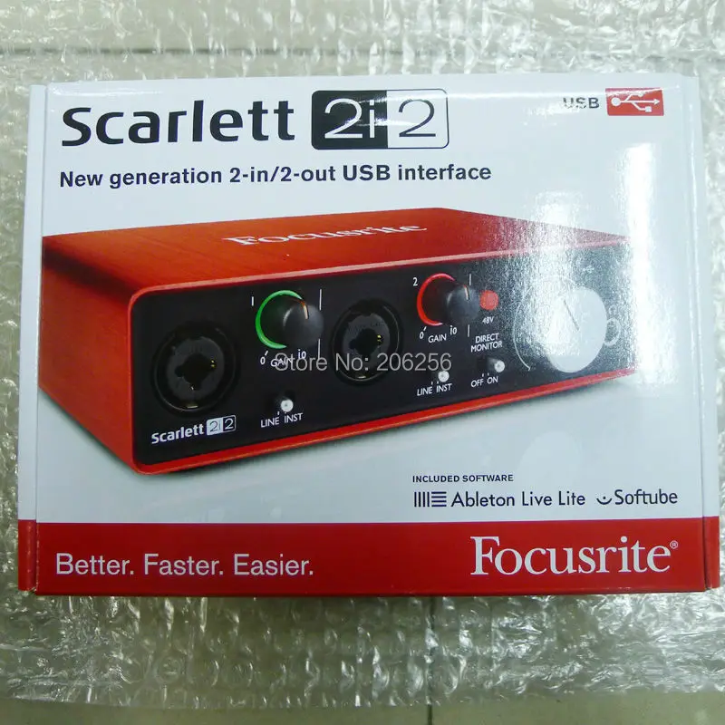 Prix pour 2017 Nouveau FOCUSRITE Scarlett 2i2 (2ème génération) 2 en/2 sortie USB 2.0 Guitare enregistrement audio interface USB2.0 carte son livraison gratuite Prix pour 2017 Nouveau FOCUSRITE Scarlett 2i2 (2ème génération) 2 en/2 sortie USB 2.0 Guitare enregistrement audio interface USB2.0 carte son livraison gratuite