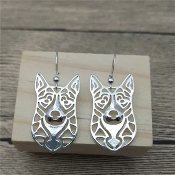 

New American Akita Drop Earrings Trendy Style American Akita Dangle Earrings Fashion Pet Dog Earrings Women Jewellery