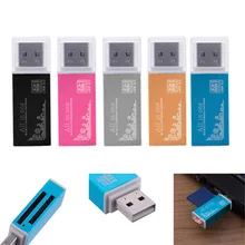Wholesale smart All in one card reader /Multi in 1 card reader SD/SDHC,MMC/RS MMC,TF/MicroSD,MS/MS PRO/MS DUO,M2 card reader