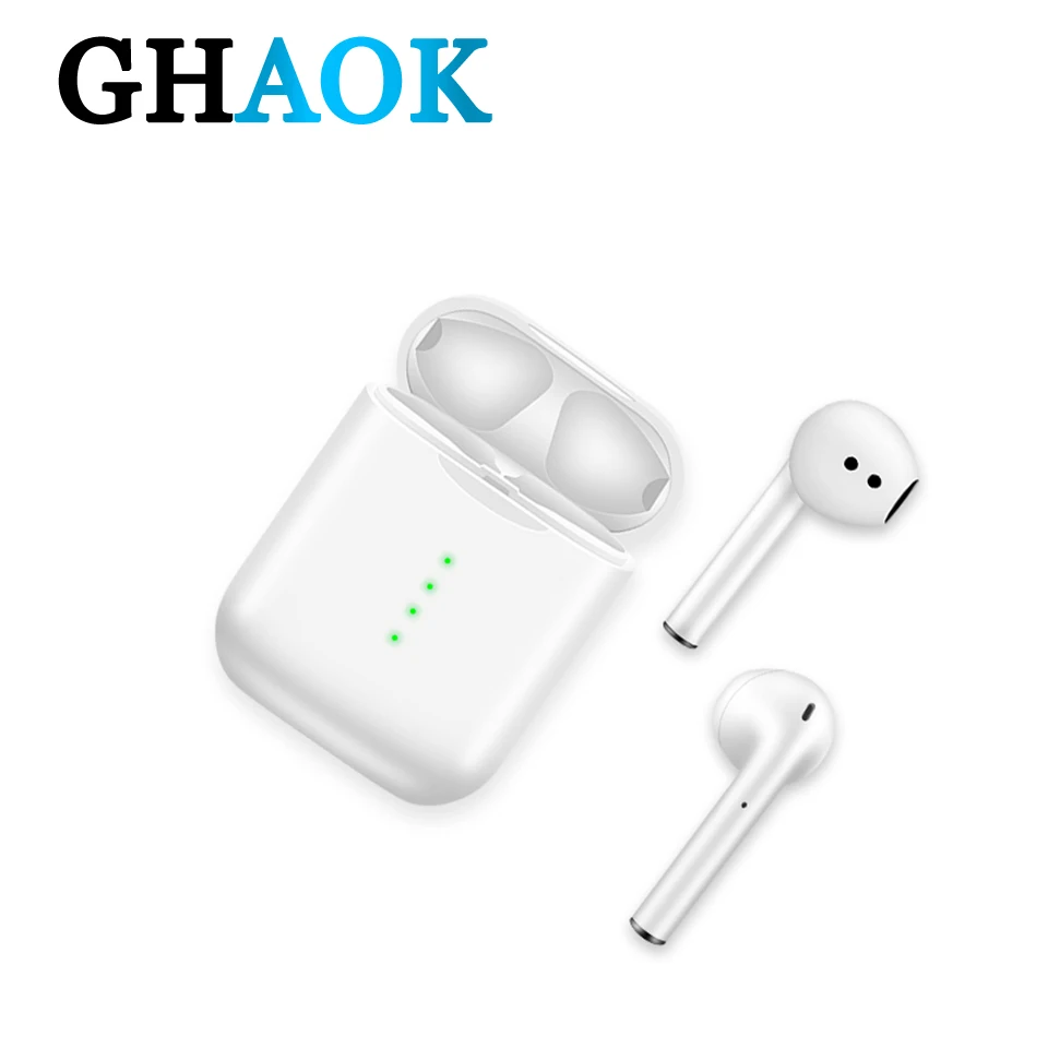

TWS Wireless Headphones V8 TWS Air Bluetooth Earphones 5.0 Touch Control Earbuds with Microphones 1:1 Air Headsets PK W1 Chip