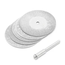 5 pz/lotto Dremel Accessori di Diamante di Rettifica Ruota Seghe Circolare Disco di Taglio Dremel Rotary Utensili Diamantati Dischi