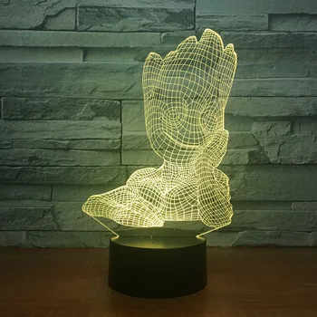 

Yalik 3d table lamp 7 color cartoon creative night light gift light led2330