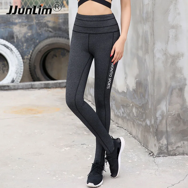 

Women Yoga Pants High Waist Fitness yoga leggings Female Elastic slim Sport Legging Running Tight Gym Workout Leggins Sport Pant