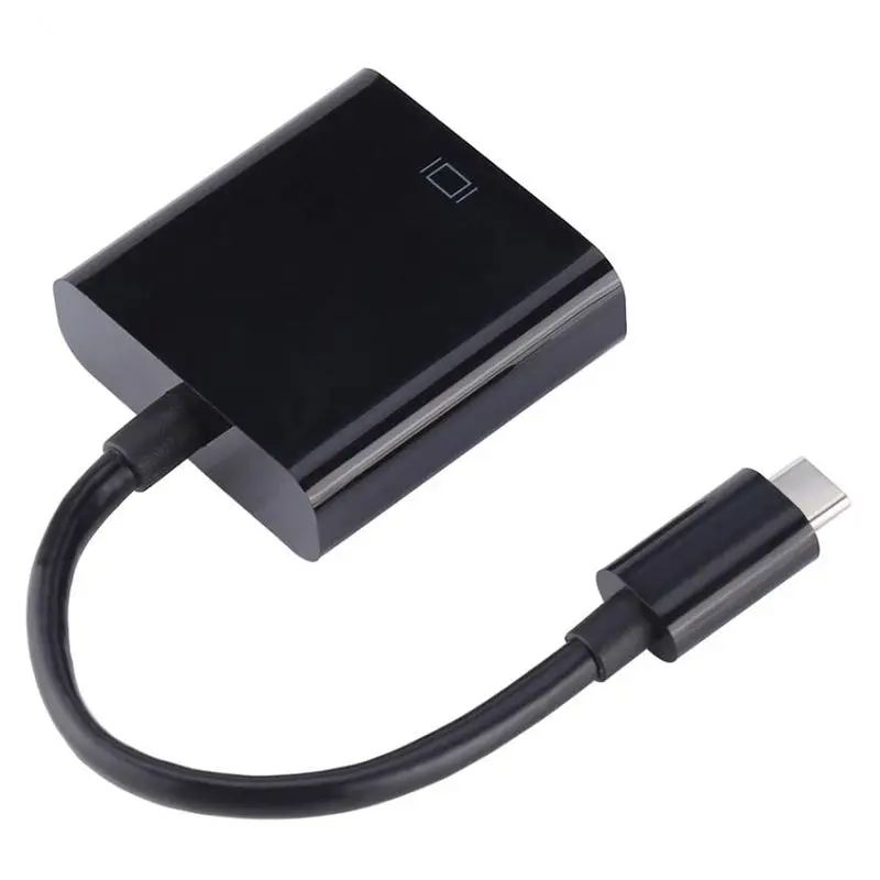 USB3.1 type C к VGA Кабель адаптер USB мужчин и женщин видео конвертер 1080P для Macbook 12