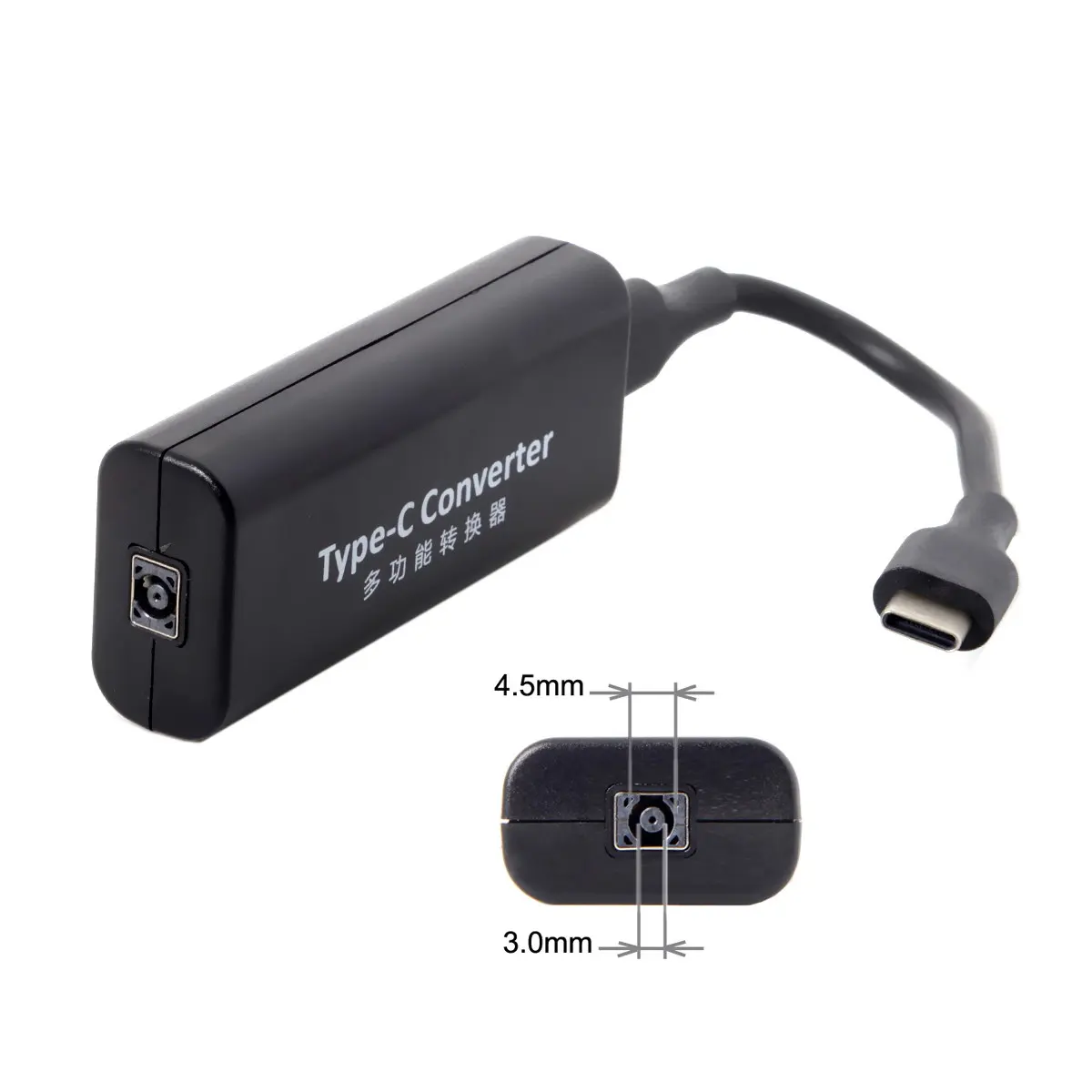 Zihan разъем 4 5*3 0 мм HP Dell вход постоянного тока в USB C Type зарядный кабель 45 Вт для Macbook