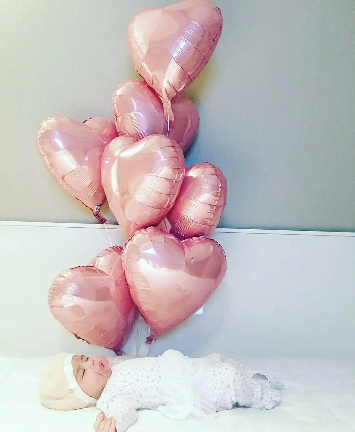 8 шт. надувные шары из алюминиевой фольги 18 дюймов|ballon pink|ballon heartballon decoration |