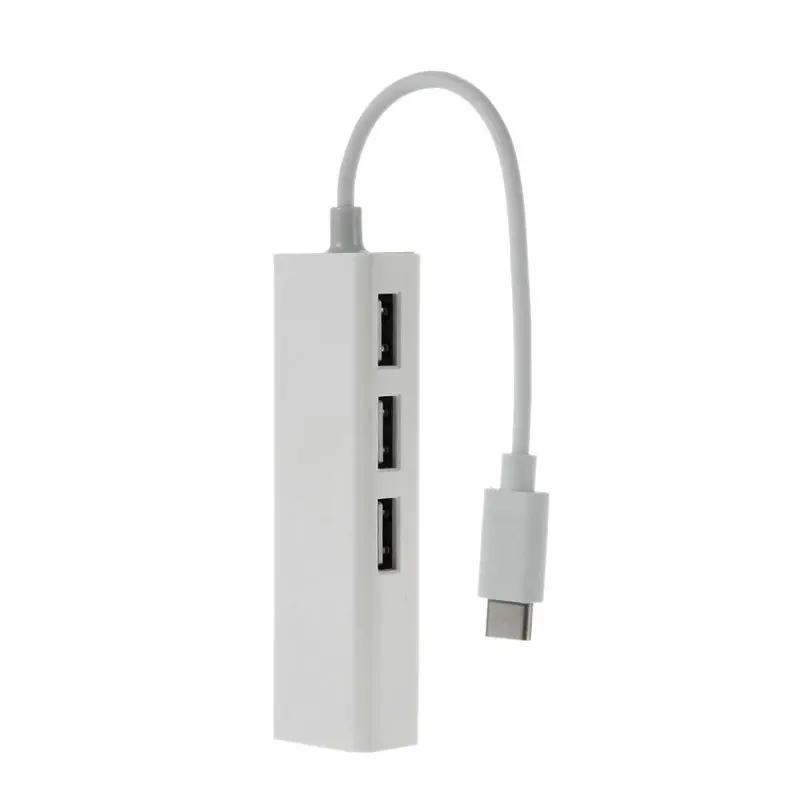 Адаптер USB 3 1 типа C для Macbook и Chromebook|lan adapter|3 port ethernet hubadaptador lan |