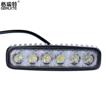 

2PCS 1800LM Mini 18W Car LED Light Bar Worklight Flood Light Boating Hunting Fishing Daytime Running Headlight Spot Fog Light