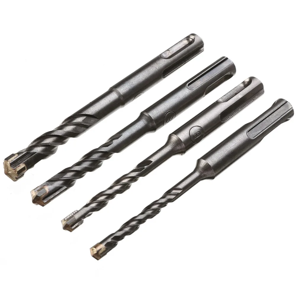 110mm 5/6/8/10mm Masonry Twin spiral Hammer Drill Bits Crosshead Twist Drill Bit For Power Tools