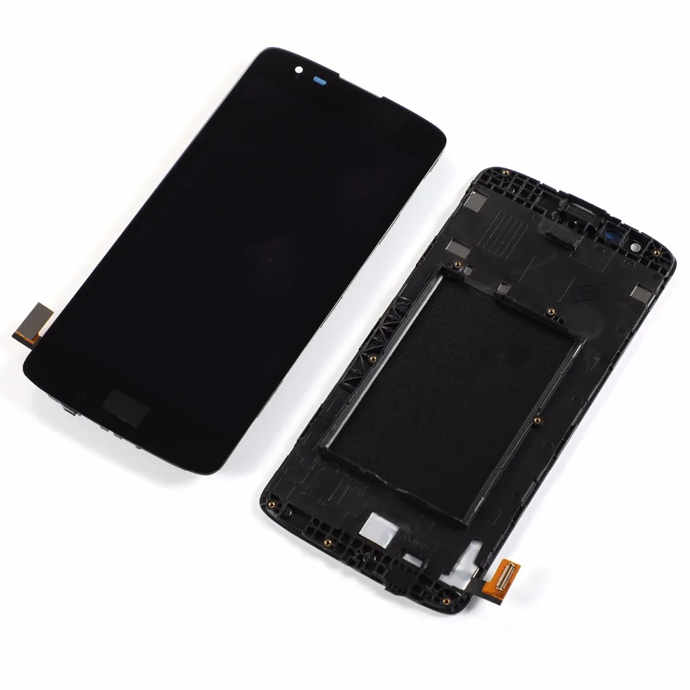 Оригинальный Для LG K8 LTE K350 K350N K350E K350DS ЖК дисплей с сенсорным экраном + рамка для