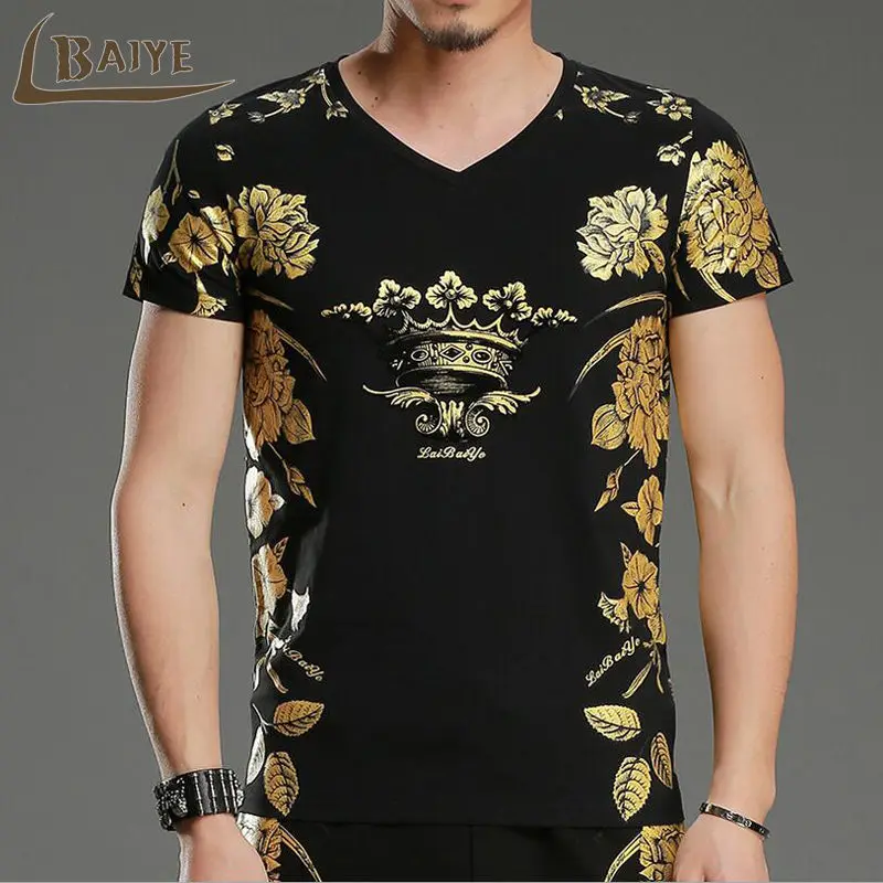 TBAIYE 2019 New Design Top Fashion Men's T shirt Men Tops Short Sleeve ...