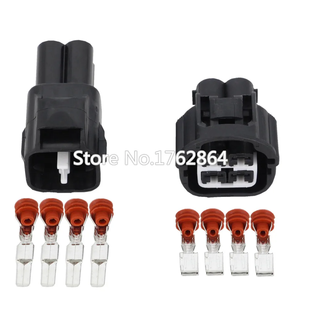 

5sets (Male + female)DJ7041Y-4.8-11/21 connector electronic fan socket FOR TOYOTA fan plugs