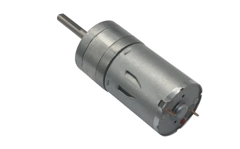 Gear Motor, Metal Gearbox, Baixa Velocidade, 25mm