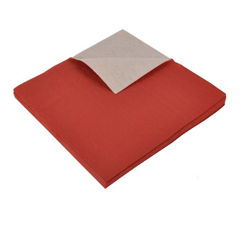 20 шт./компл. однотонная бумага салфетки для дня рождения одноразовые декоративные подкладки салфетки для салфеток - Цвет: 20pcs Dark red