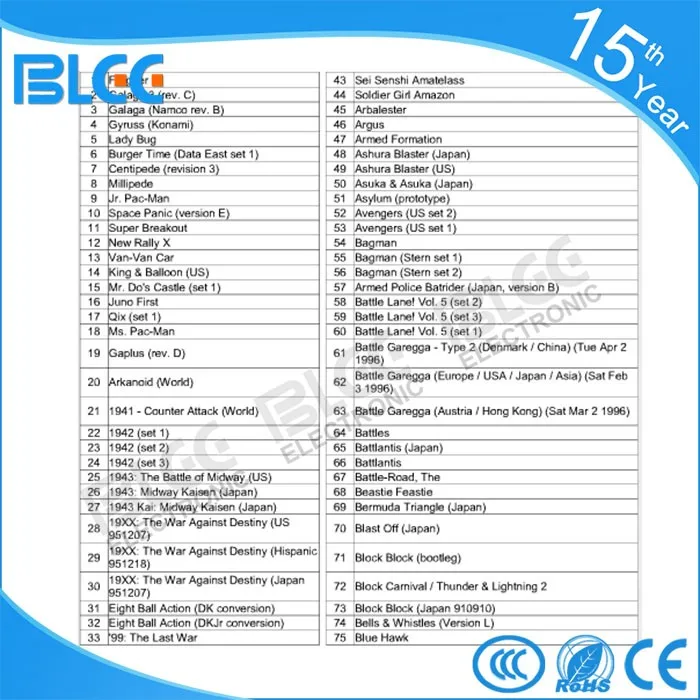 60 in 1 game list