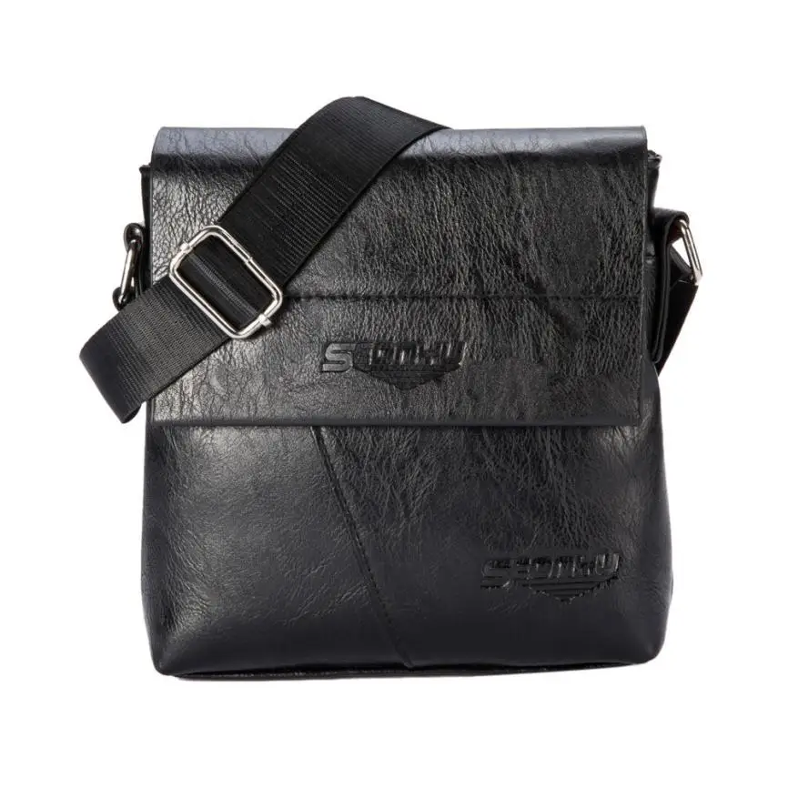 

Sleeper #4005 Men Fashion Business Handbag Shoulder Bag Tote Flap Bag Chest Bag solid gift casual pure color hot Free Shipping