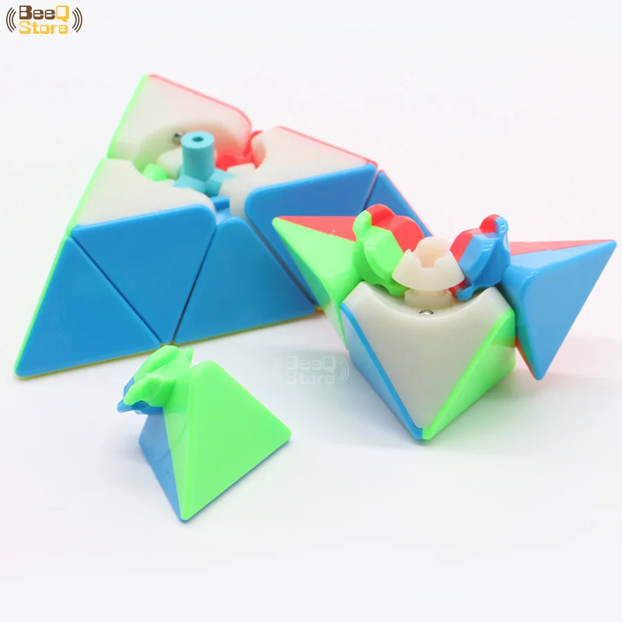 Mofangjiaoshi 3x3x3 MF Пирамида волшебный куб головоломка на скорость Moyupyraminx magico Cubo черный Stickerless образовательный мозговой Тизер Игрушка
