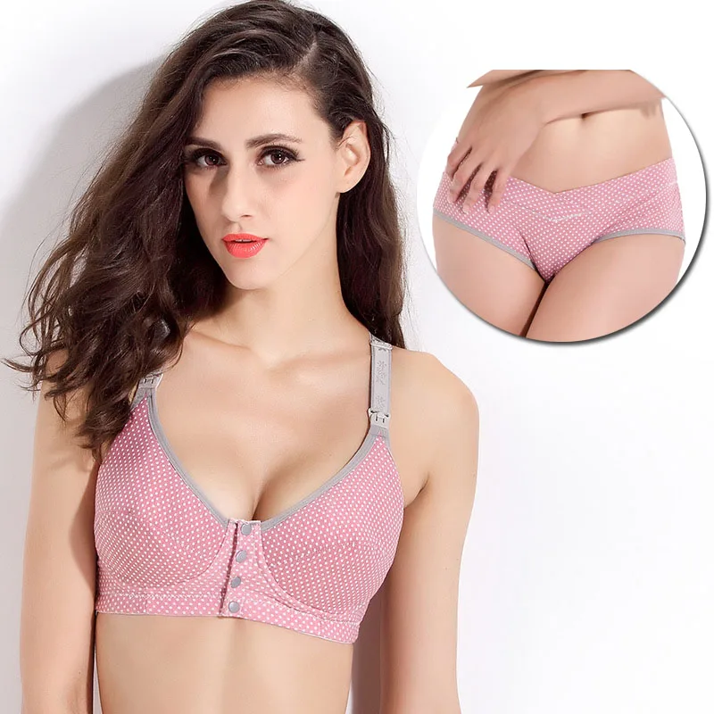 Хлопковый бюстгальтер с чашками пуш ап и передней застежкой|breastfeeding bra|nursing bra
