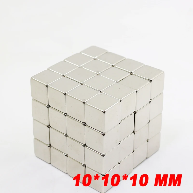 

16Pcs 10x10x10 Neodymium Magnet Permanent N35 NdFeB Super Strong Powerful Small Round Magnetic Magnets Disc 10mm x 10mmx 10mm