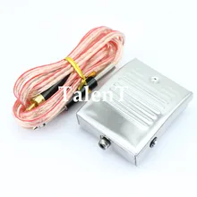 Высокомощный нержавеющая сталь премиум класса RCA Footswitch для профессиональных тату-машин и татуировок электропитания