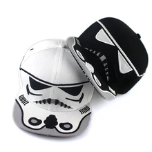 

2017 Fashion Star Wars Snapback Caps Cool Strapback Baseball Cap Bboy Hip-hop Hats For adults Star Wars cosplay accessary