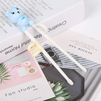 

Cute Cartoon Bear Design Learning Training Chopsticks For Kids Children Gifts Chinese Chopsticks Learner