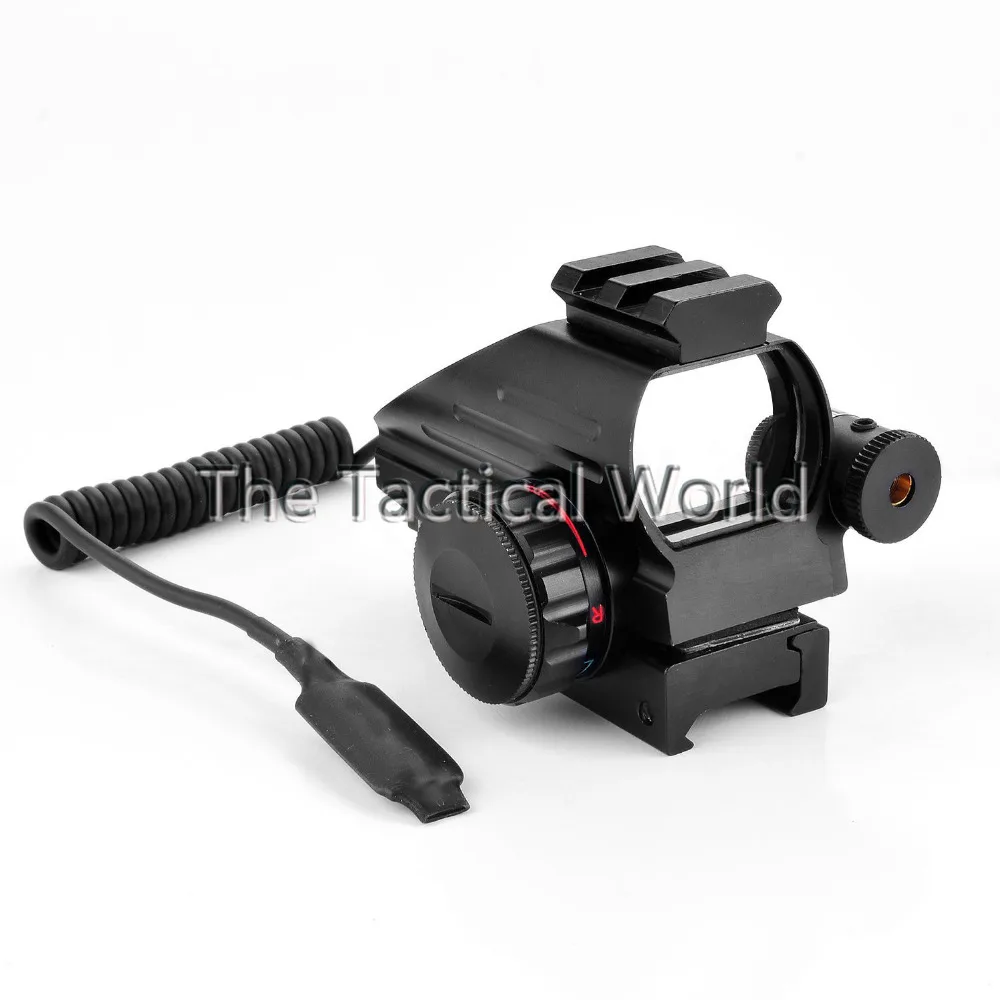 

Tactical Hunting Illuminated Holographic Laser Sight Scope Reflex 4 Red Green Dot Reticle Riflescope With 20mm Picatinny Rail